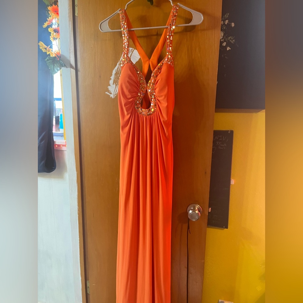 Floor length dress